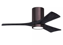 Load image into Gallery viewer, Matthews Fan Co. - Irene-3HLK Flush Mounted Ceiling Fan with Integrated LED