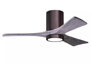 Matthews Fan Co. - Irene-3HLK Flush Mounted Ceiling Fan with Integrated LED