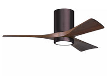 Load image into Gallery viewer, Matthews Fan Co. - Irene-3HLK Flush Mounted Ceiling Fan with Integrated LED