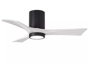 Matthews Fan Co. - Irene-3HLK Flush Mounted Ceiling Fan with Integrated LED