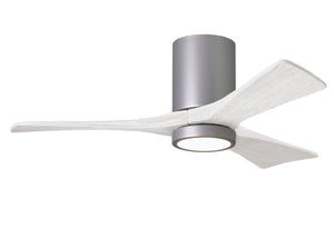 Matthews Fan Co. - Irene-3HLK Flush Mounted Ceiling Fan with Integrated LED