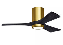 Load image into Gallery viewer, Matthews Fan Co. - Irene-3HLK Flush Mounted Ceiling Fan with Integrated LED