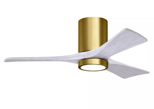 Matthews Fan Co. - Irene-3HLK Flush Mounted Ceiling Fan with Integrated LED