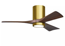 Load image into Gallery viewer, Matthews Fan Co. - Irene-3HLK Flush Mounted Ceiling Fan with Integrated LED