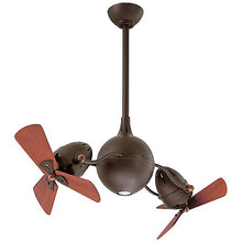 Load image into Gallery viewer, Acqua Ceiling Fan - Wood Blade/Metal Blades - Celestial Ceiling Fans 