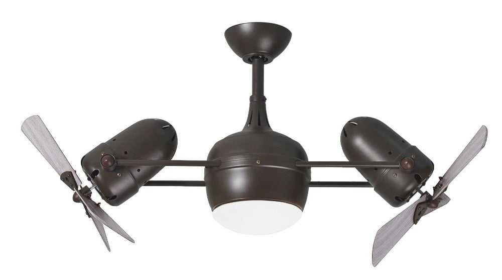 Dagny Ceiling Fan - Metal & Wood Blades - Celestial Ceiling Fans 