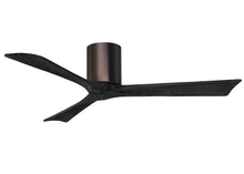 Load image into Gallery viewer, Irene-3H Ceiling Mount Three Bladed Paddle Fan -42&quot;/52&quot;/60&quot; - Celestial Ceiling Fans 