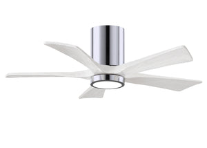 Irene-5HLK Ceiling Mount Five Bladed Paddle Fan With LED Light kit. - Celestial Ceiling Fans 