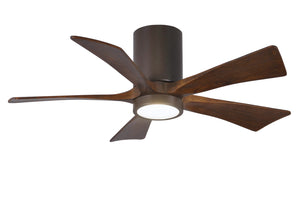 Irene-5HLK Ceiling Mount Five Bladed Paddle Fan With LED Light kit. - Celestial Ceiling Fans 