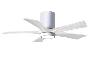 Irene-5HLK Ceiling Mount Five Bladed Paddle Fan With LED Light kit. - Celestial Ceiling Fans 